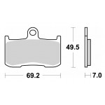 Тормозные колодки SBS Performance Brake Pads / HHP, Sinter 782HS